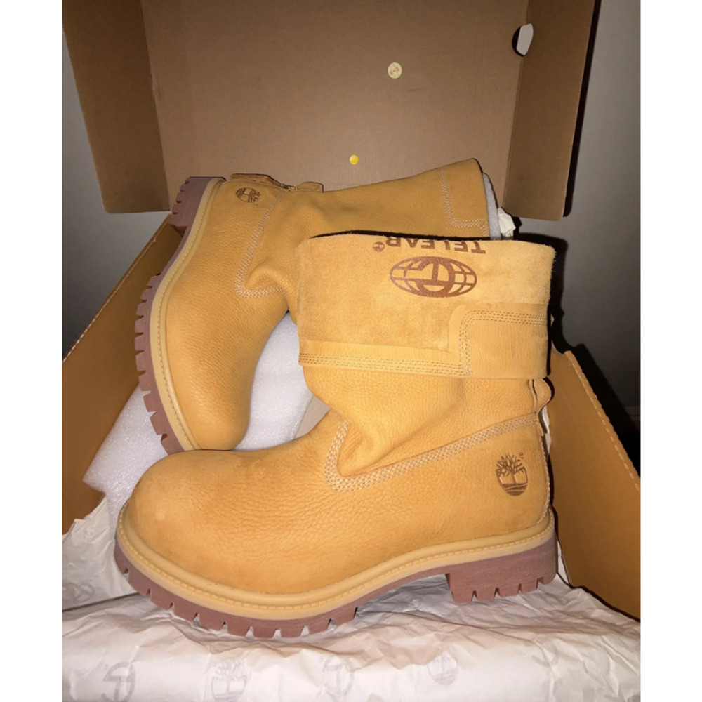 Telfar x Timberland Mid Pull on Boot - Wheat (men's sizing)